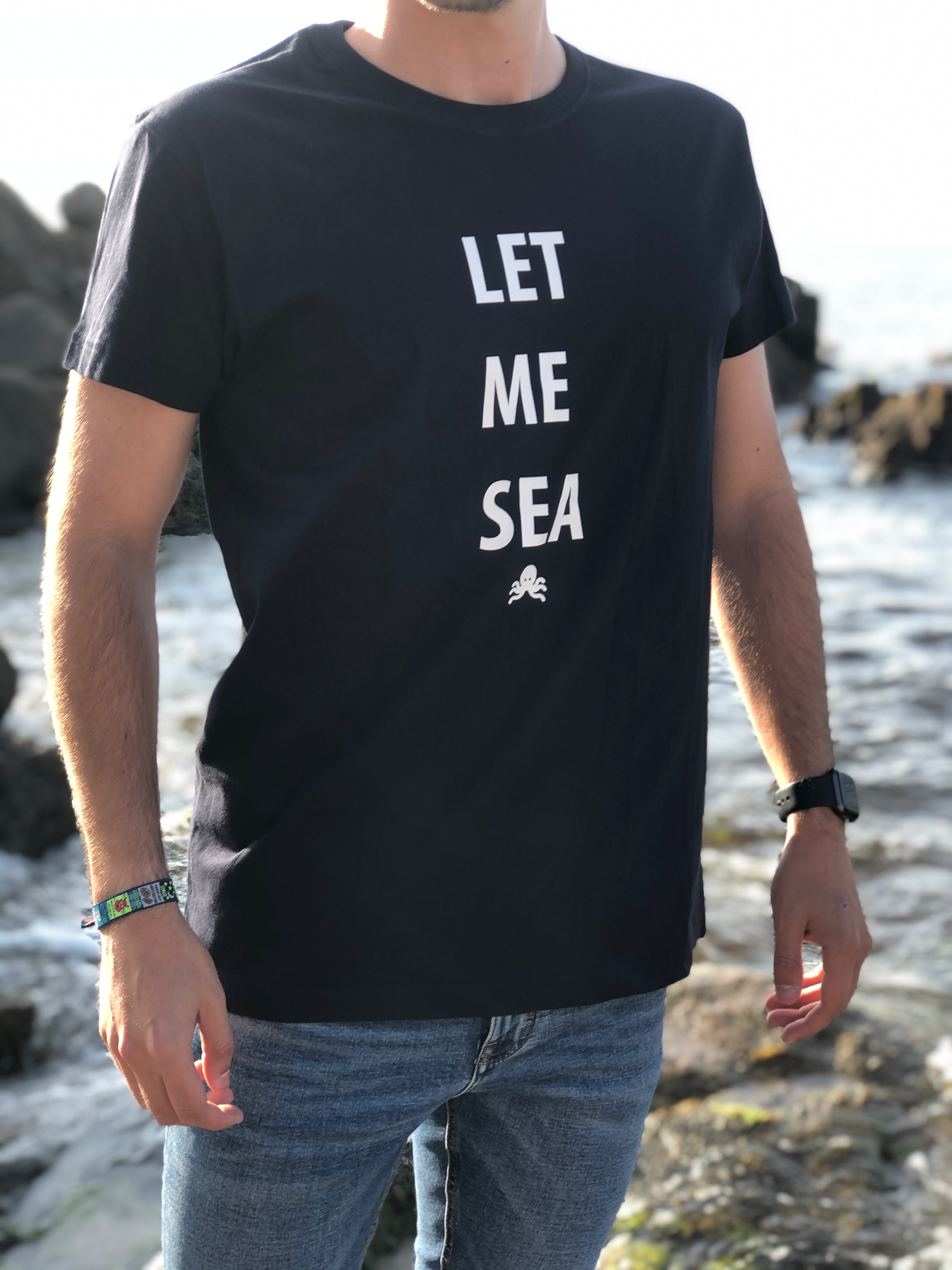 Camisetas logo pulpo SNOC - CAMISETA LET ME SEA  