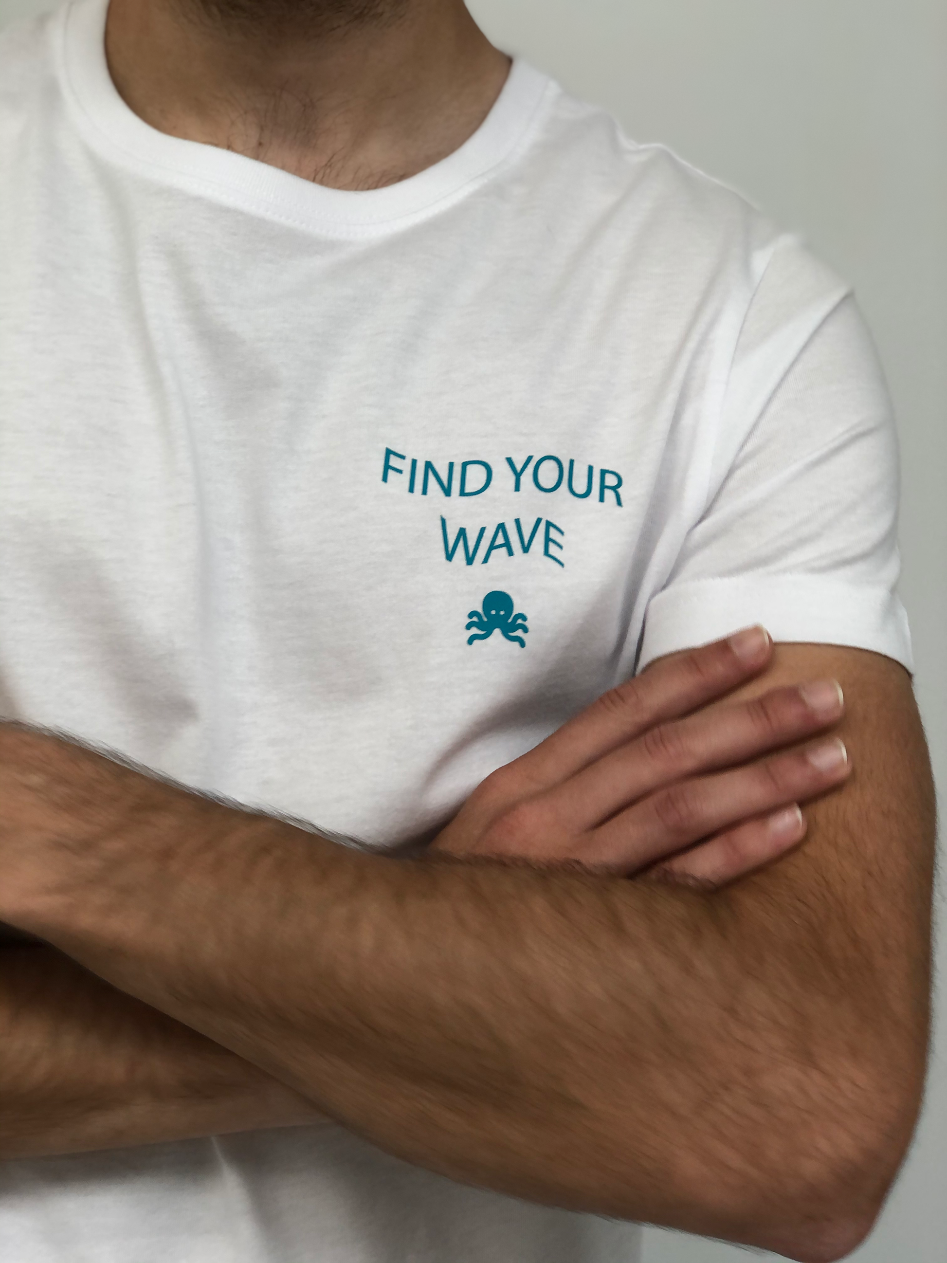 Camisetas logo pulpo SNOC - CAMISETA FIND YOUR WAVE  