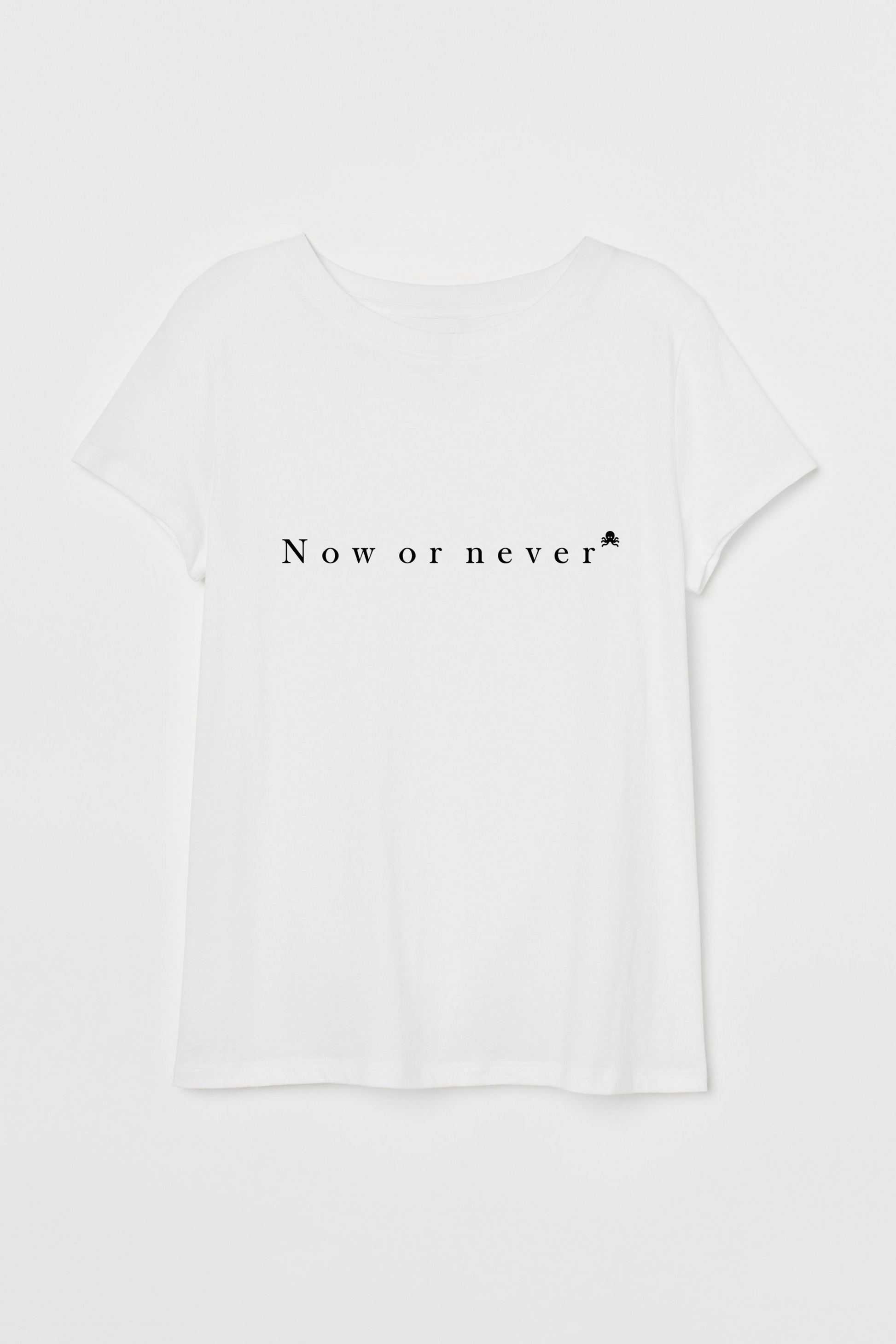 logo pulpo SNOC - CAMISETA NOW OR NEVER