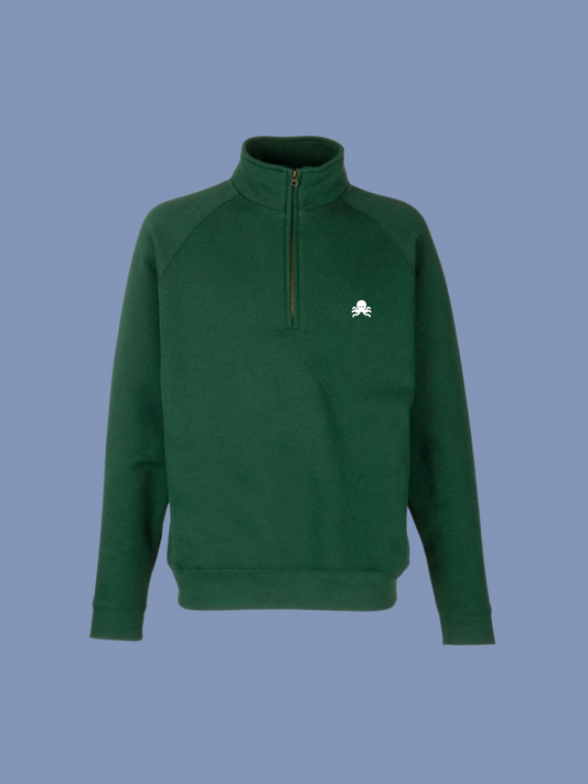 SNOC QUARTER ZIP GREEN