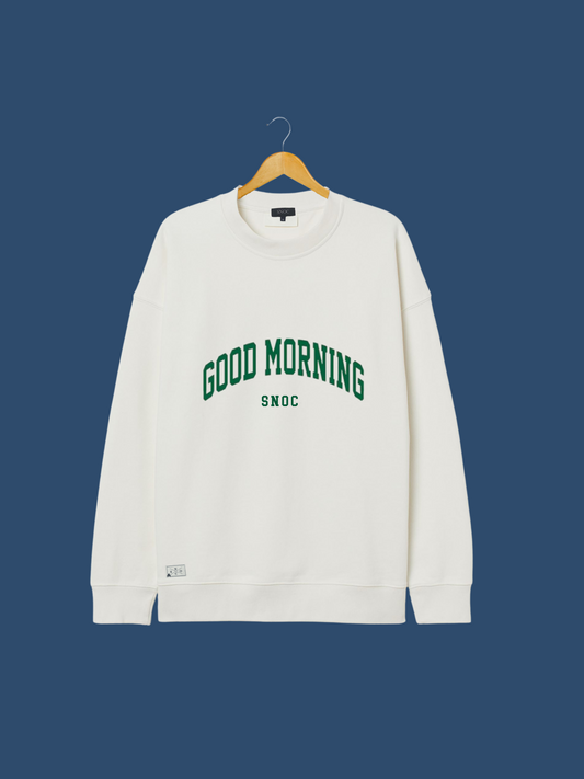 SNOC SUDADERA GOOD MORNING ORGANIC