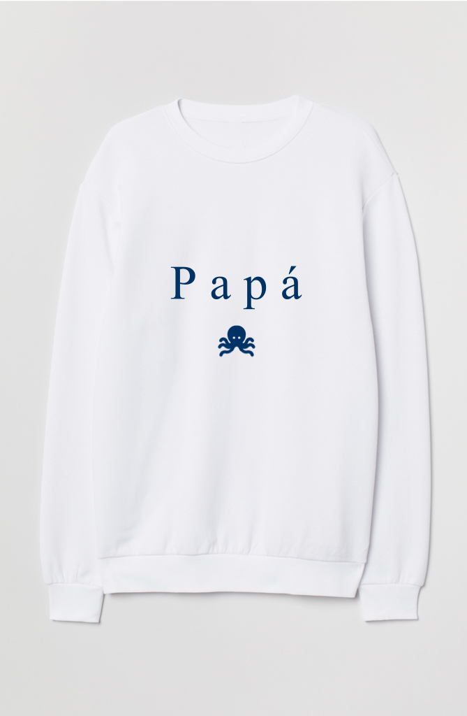 Sudaderas logo pulpo SNOC - SUDADERA PAPÁ  