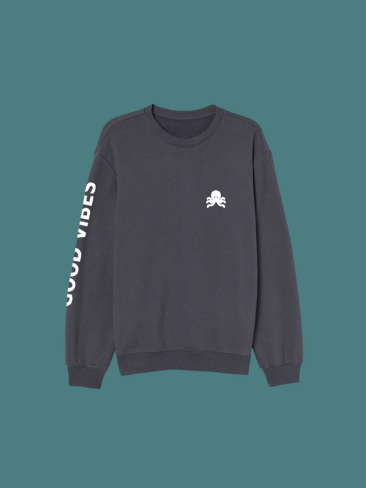 Sudaderas logo pulpo SNOC - SUDADERA GOOD VIBES  